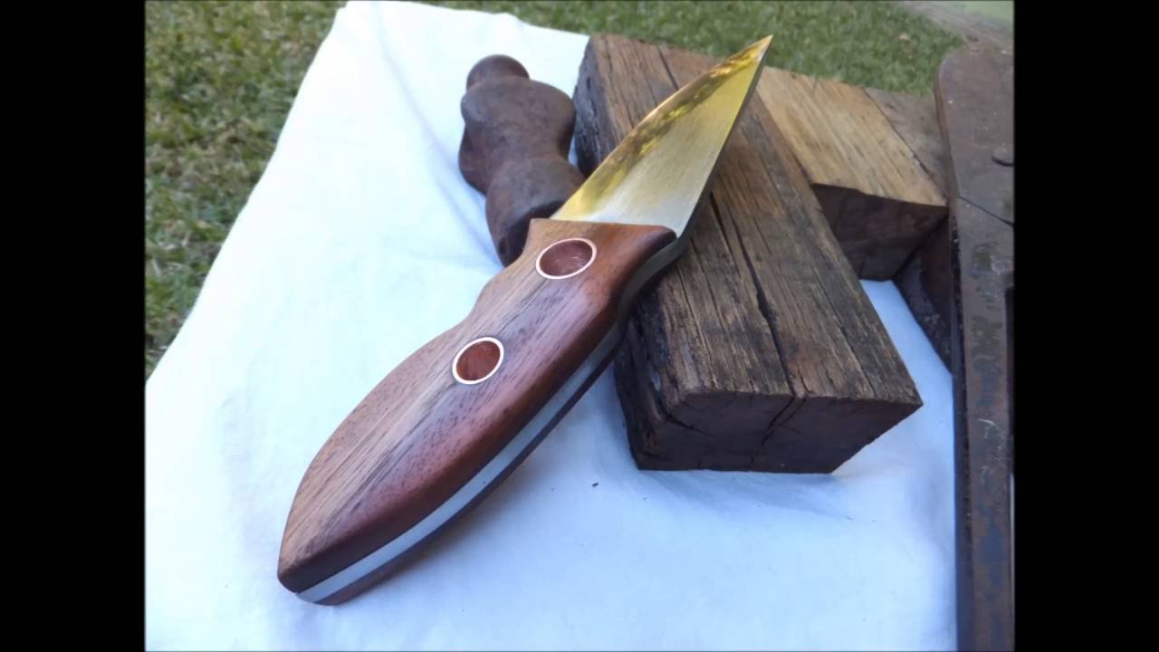 Knife from a lawn mower blade
