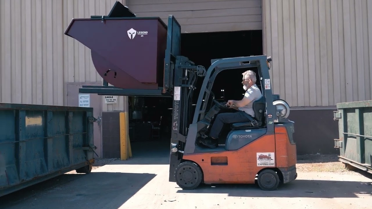 The Legend Self-Dumping Hopper: Unload with Ease