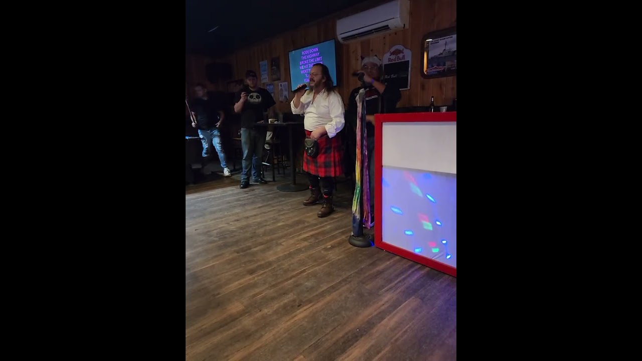 My dad singing Thunder Struck (AC/DC)