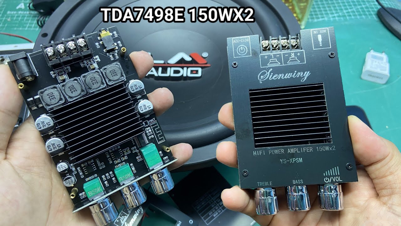 ТЕСТОВЫЙ ОБЗОР УСИЛИТЕЛЯ SIENWINY YS-XPSM TDA7498E 150WX2