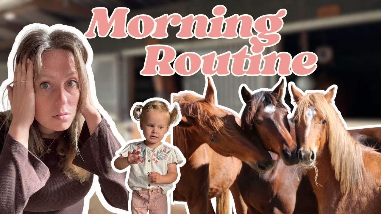 ✨MORNING ROUTINE met KINDEREN, PAARDEN en HONDEN 🐎👶🏼 (realistische versie)