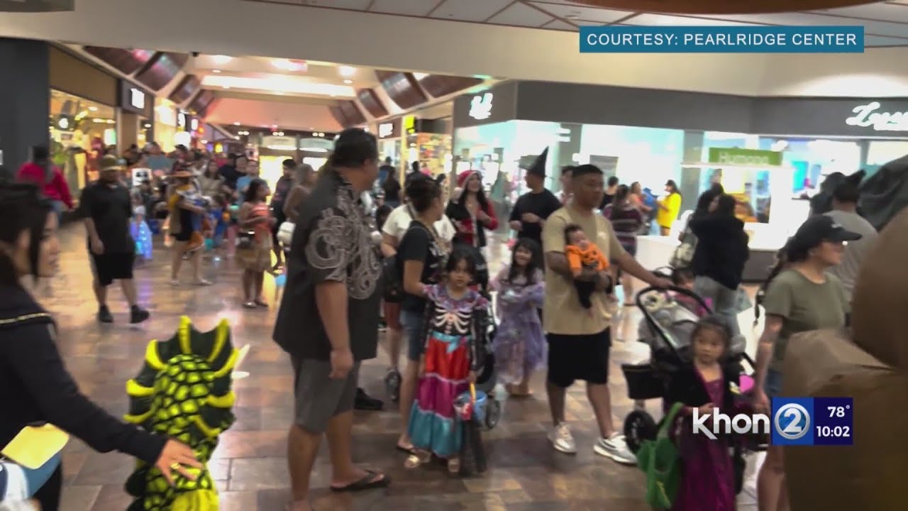 Tens of thousands flock to malls around Honolulu this Halloween