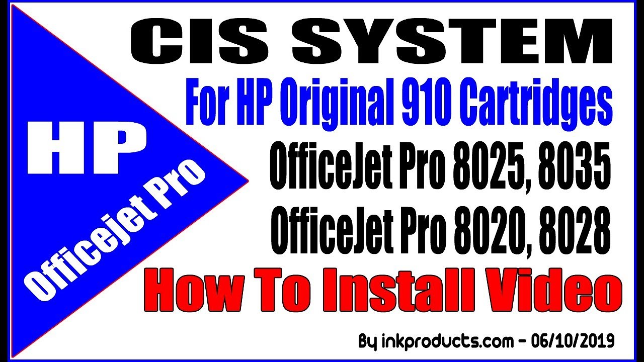 CIS For HP Officejet Pro 8025, 8020, 8028, 8035 Printers