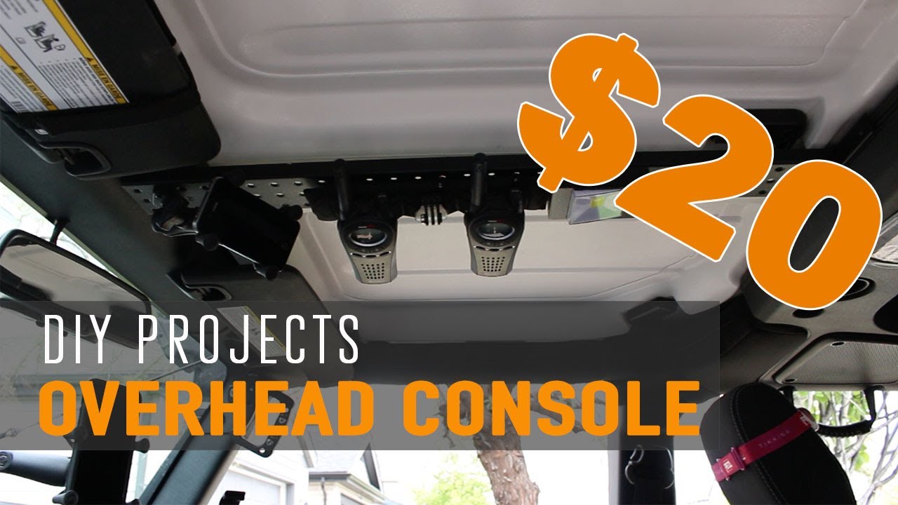 $20 DIY Overhead Console for JEEPS!