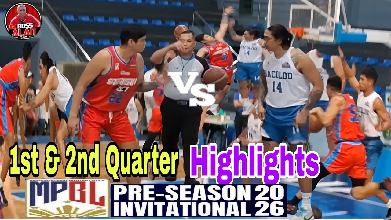 SARANGANI vs BACOLOD(1ST & 2ND QUARTER)GAME HIGHLIGHTS/BOSS ALAN