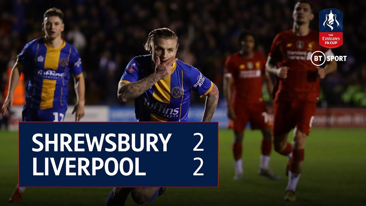 Shrewsbury vs Liverpool (2-2) | Emirates FA Cup Highlights