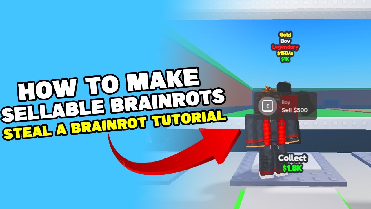 Как продать/украсть Brainrots в ROBLOX Studio (легко)