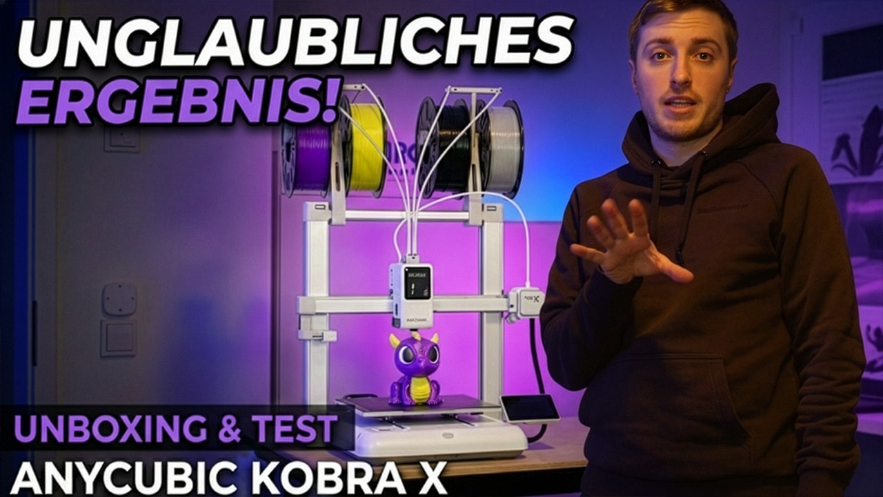 Der neue Preis-Leistungs-Killer? Anycubic Kobra X Unboxing & Erster Test! 🚀