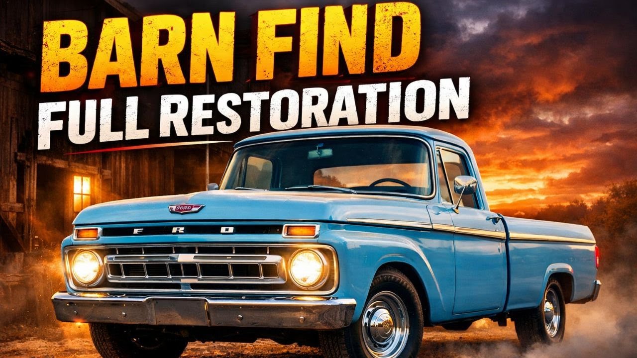 Найденный в сарае Ford F-100 — от ржавчины до совершенства.
