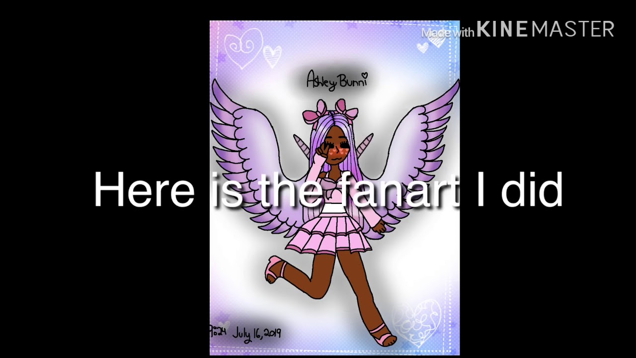 Here is a fanart I did for Ashley Bunni if you see this Ashley Bunni hopefully you like it 💕