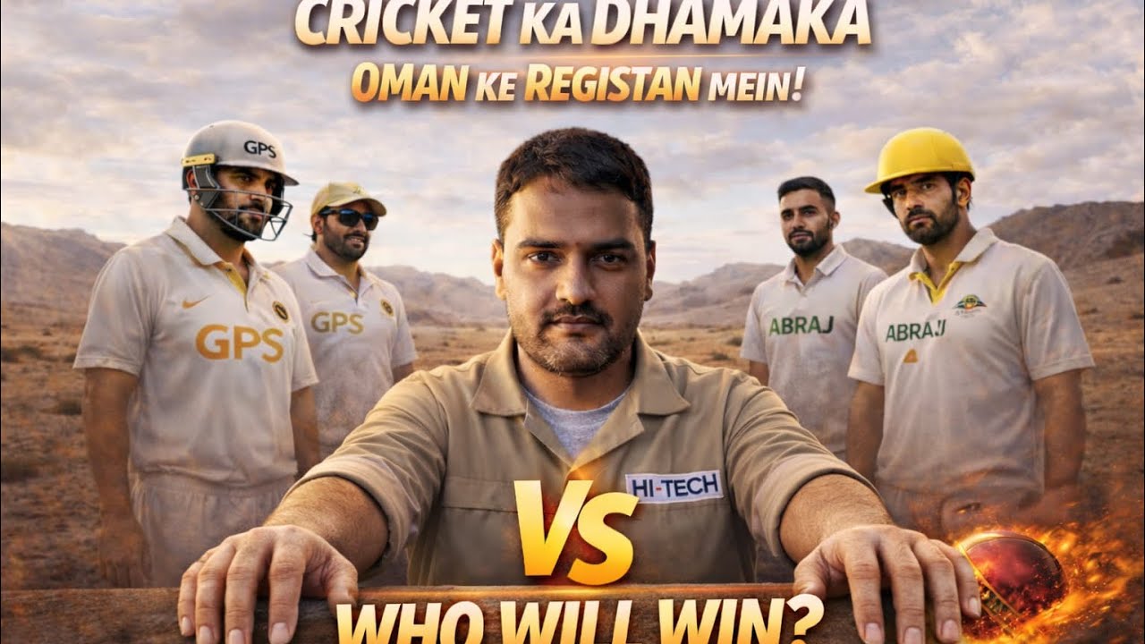 Dhamakedar cricket Match GPS vs ABRAJ🔥…)#CricketVlog#DesertCricket#OmanVlog#Cricket