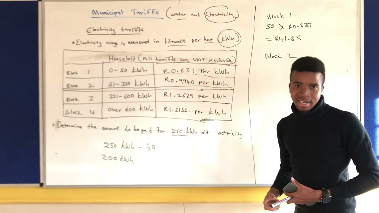 Grade 12 Tariffs (Electricity)