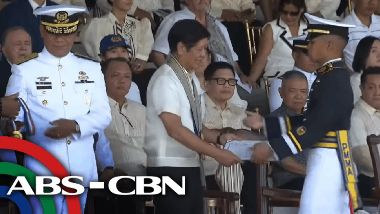 Marcos Jr. attends the 200th commencement exercises of the PMMA 