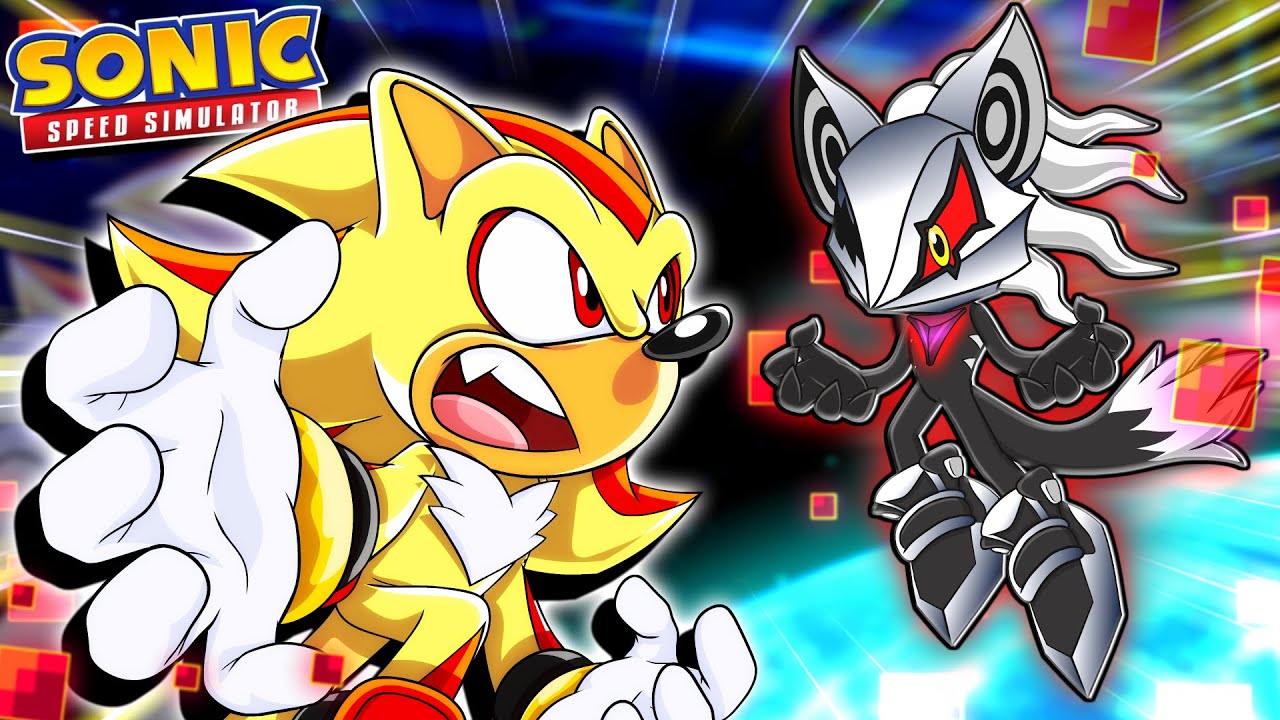 Super Shadow VS Infinite - Sonic Speed Simulator (ROBLOX) 🔵💨