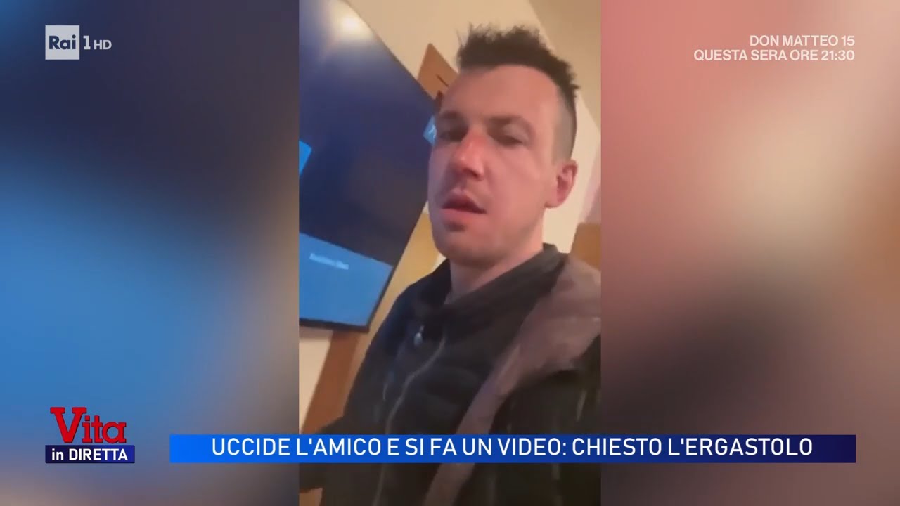 Uccide l'amico e si fa un video: chiesto l'ergastolo per Giacomo Friso - Vita in diretta 29/01/2026
