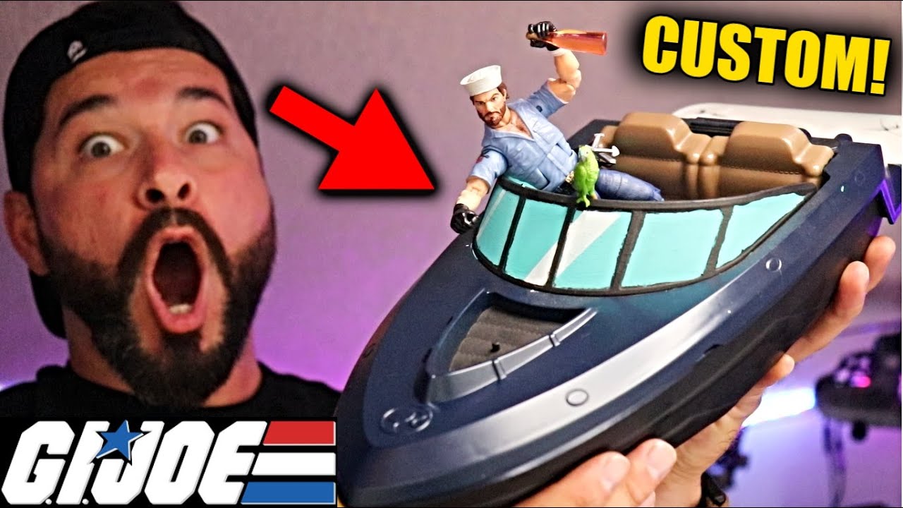 CUSTOM 1/12 SPEED BOAT FOR GI JOES!