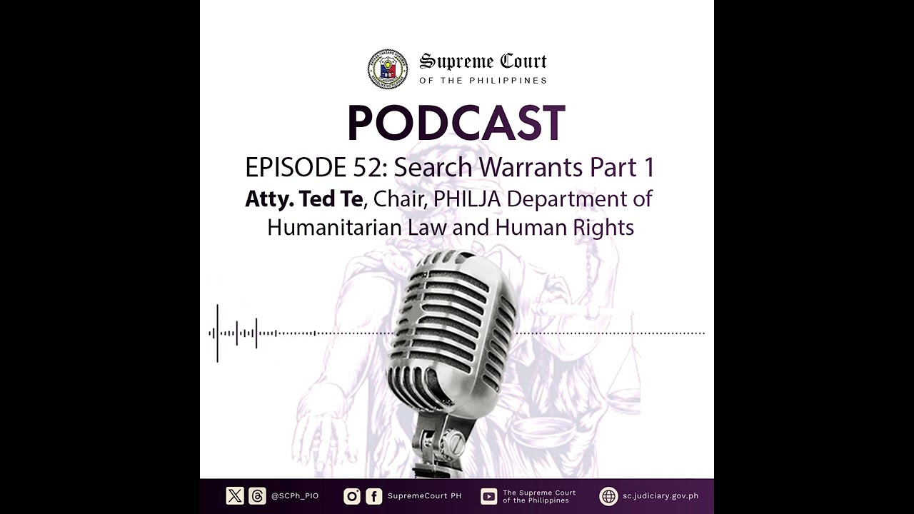 EPISODE 52: Search Warrants (Part 1)