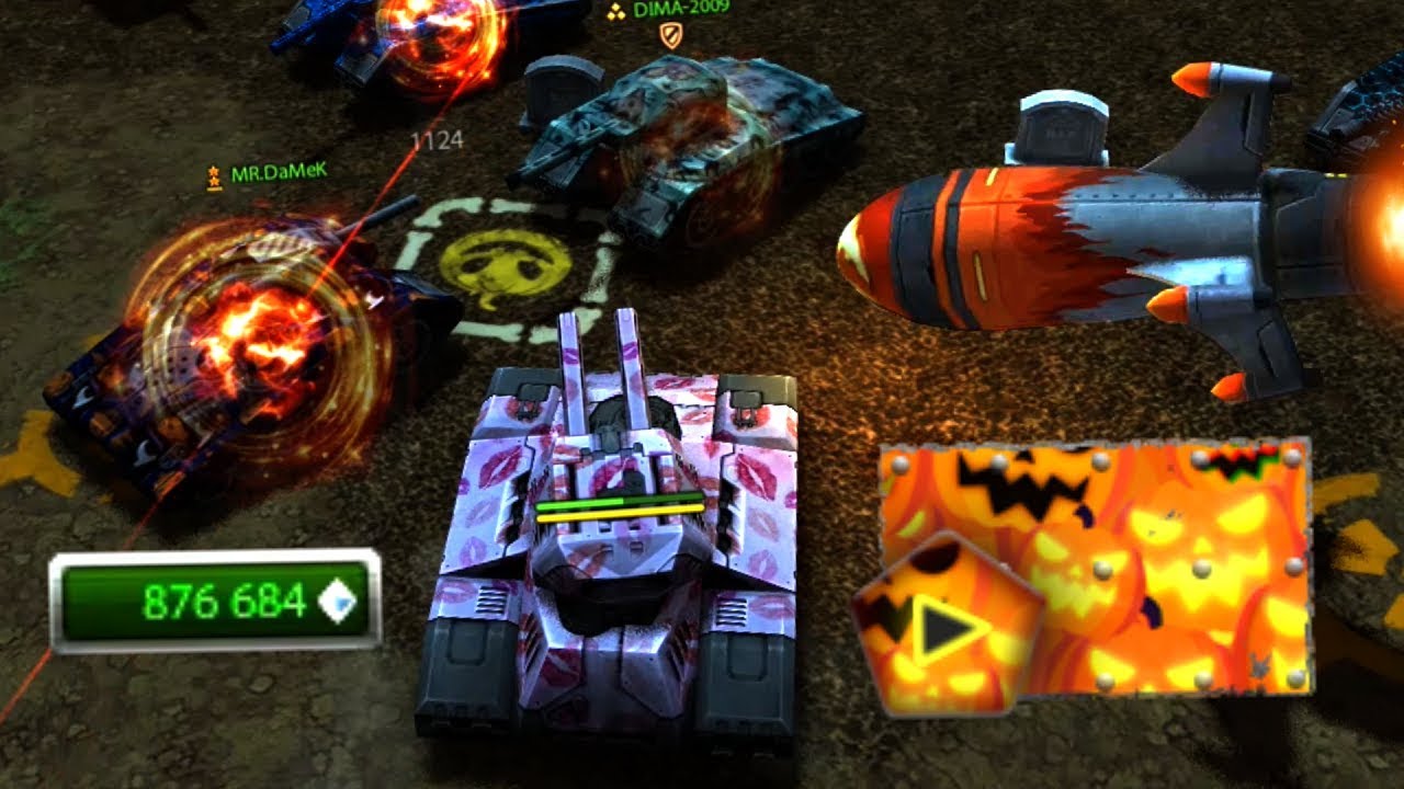 Halloween Juggernaut Gold Box Video in MM Battles | Tanki Online