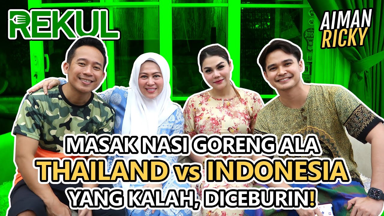 ADU MASAK NASI GORENG BARENG KATTY, YANG KURANG ENAK DICEBURIN DI RUMAH TEH SANTI DENY CAGUR