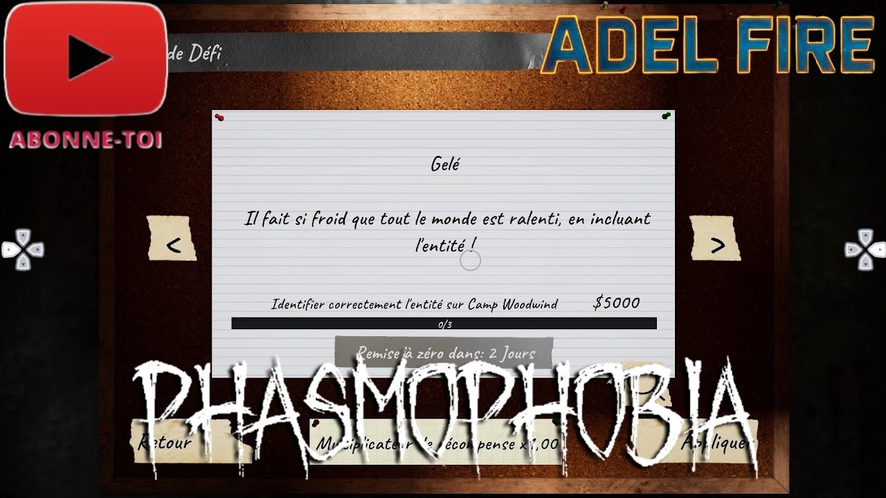 Phasmophobia : aller on change un peux on fait le mode Defi 🤑👍