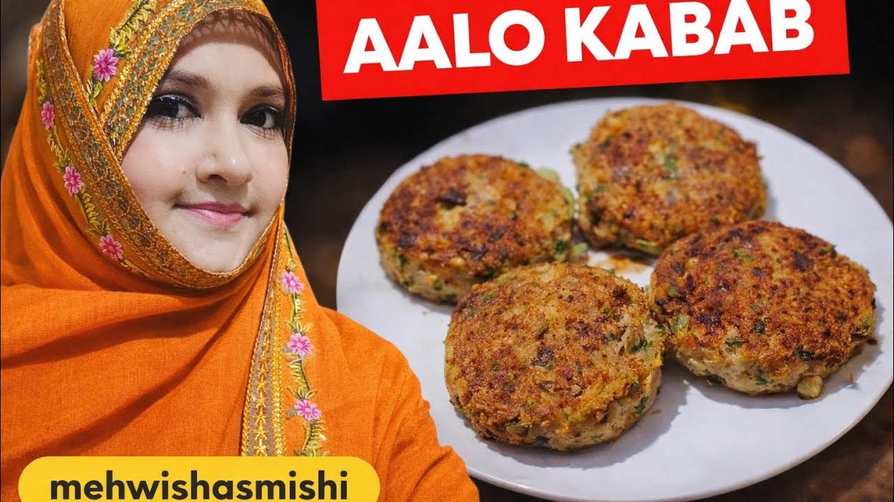 چکن آلو کباب Recipe  Crispy & Tasty | Street Style Taste at Home🔥| Iftar Special 😍