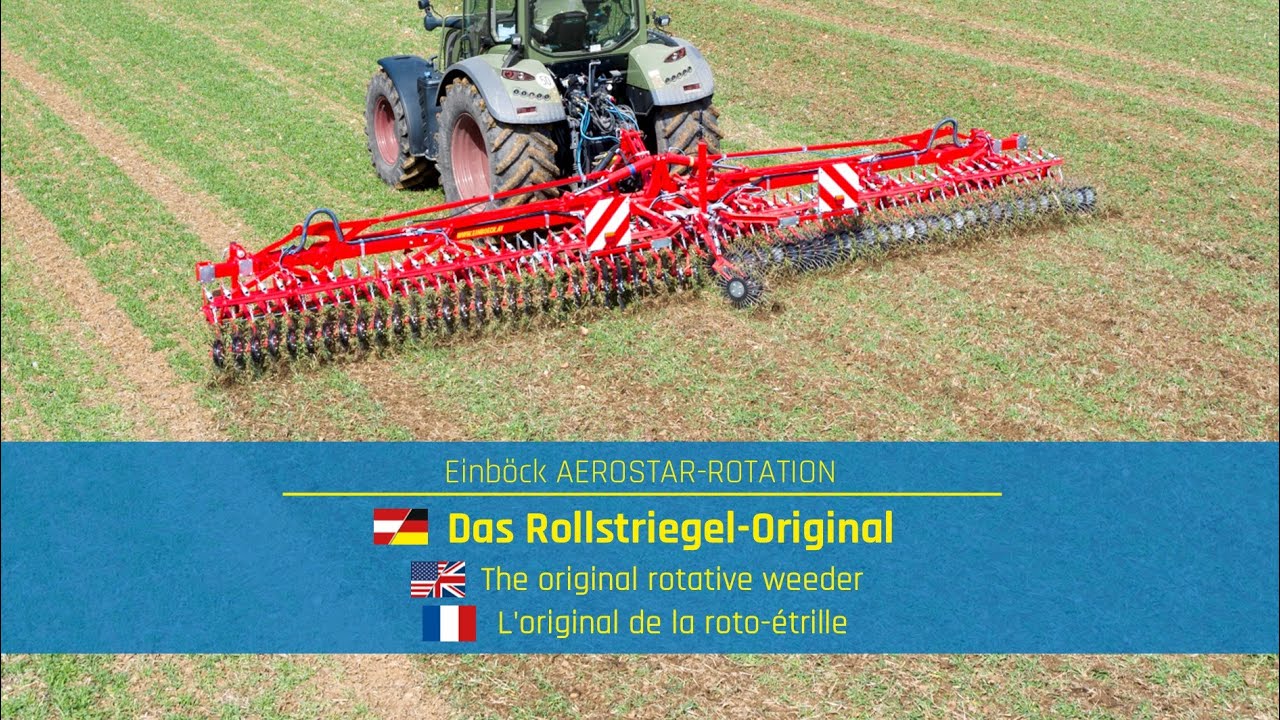 Rollstriegel | Rotative weeder | Roto-étrille | AEROSTAR-ROTATION by Einböck
