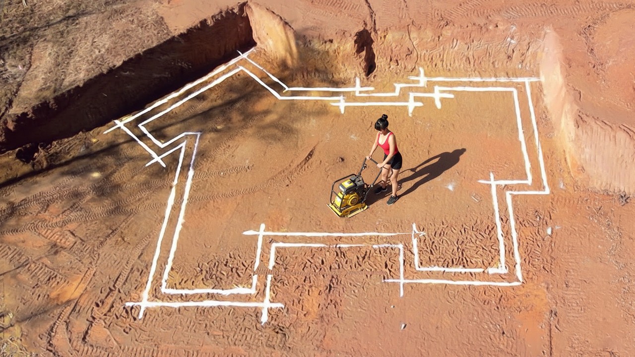 FULL VIDEO: Young Woman Works Nonstop to Build a Two-Story House in Just 3 Months