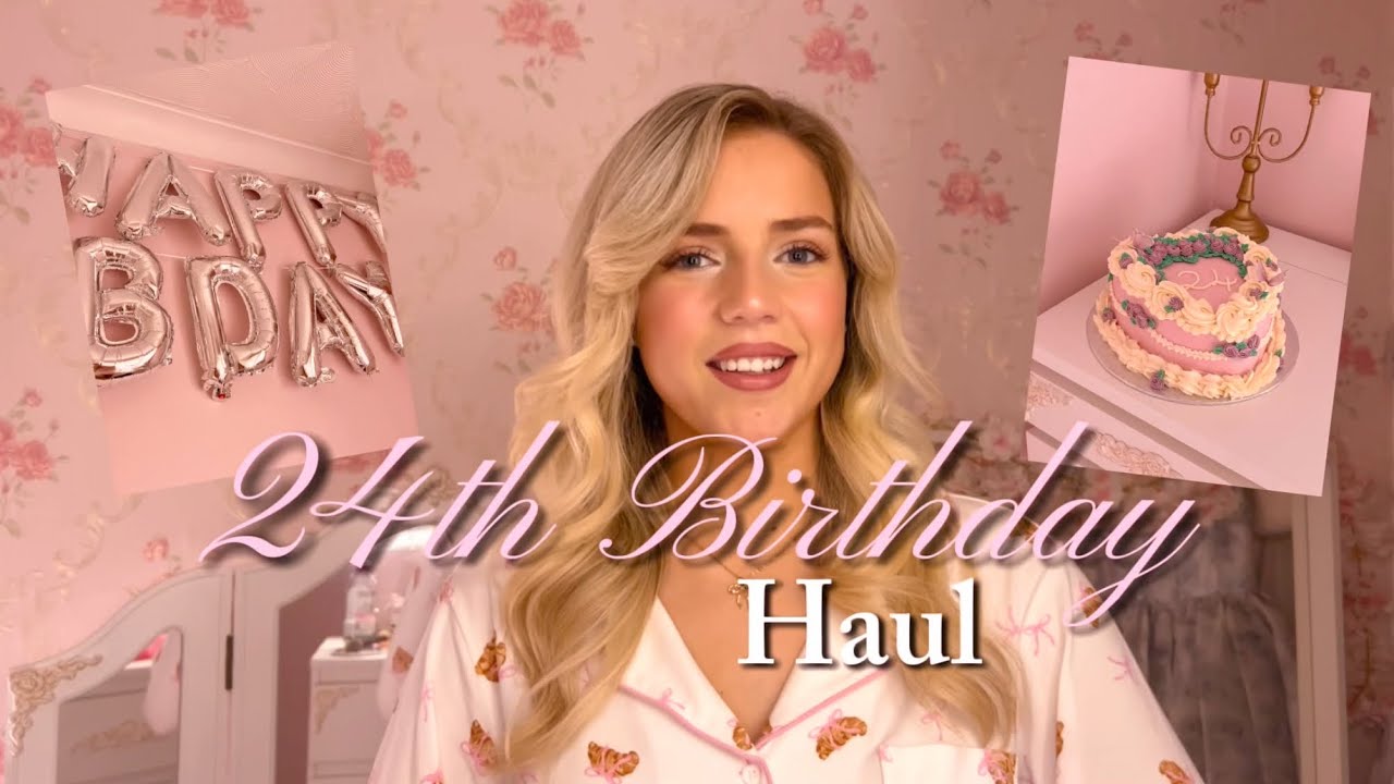 Что я получила на свой 24-й день рождения!!🎂✨