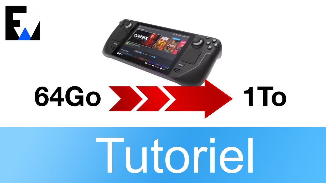 TUTO: Comment remplacer le SSD et passer de 64Go à 1 To sur son Steam Deck !!
