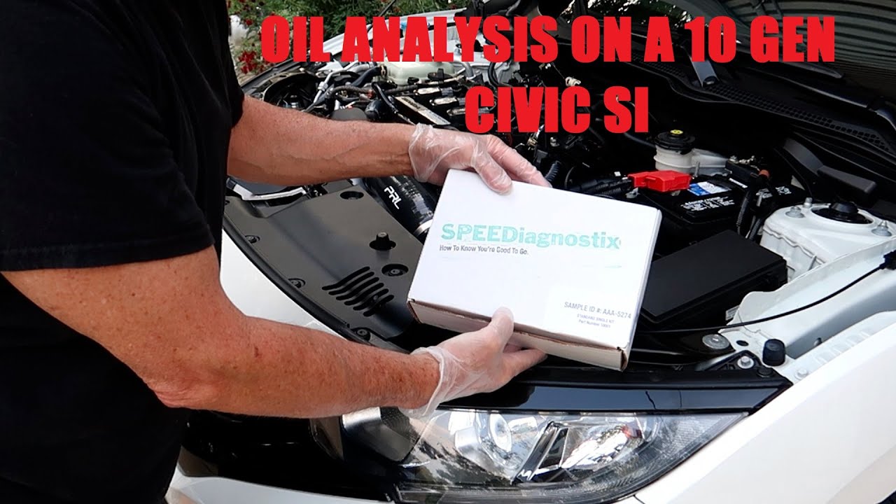 Oil Change on a 10th Gen Civic/oil analysis #CivicSi