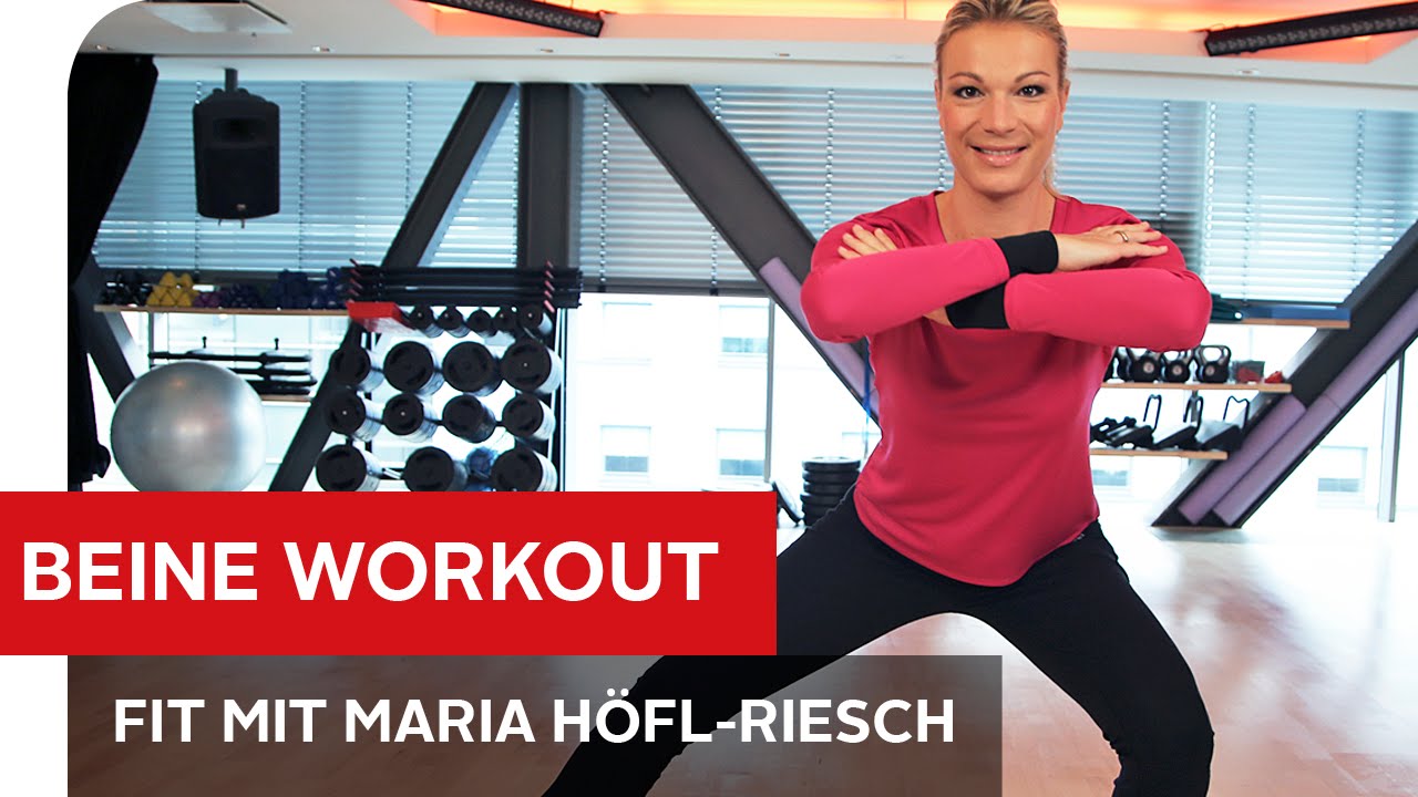 Beine Training für zu Hause  – Einfaches & effektives Fitness Workout mit Maria Höfl-Riesch – OTTO