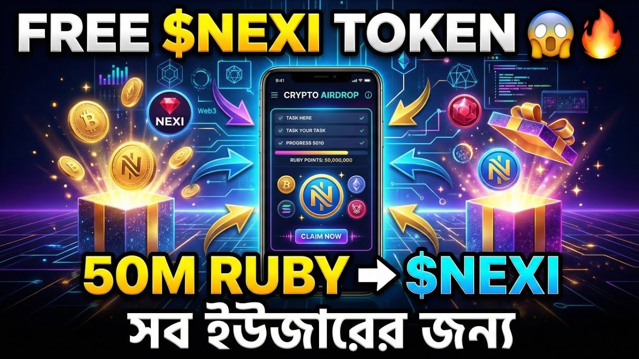 FREE $NEXI Token Airdrop🔥Nexira by Heroes of Mavia | 50M RUBY Convert | Full Step Guide