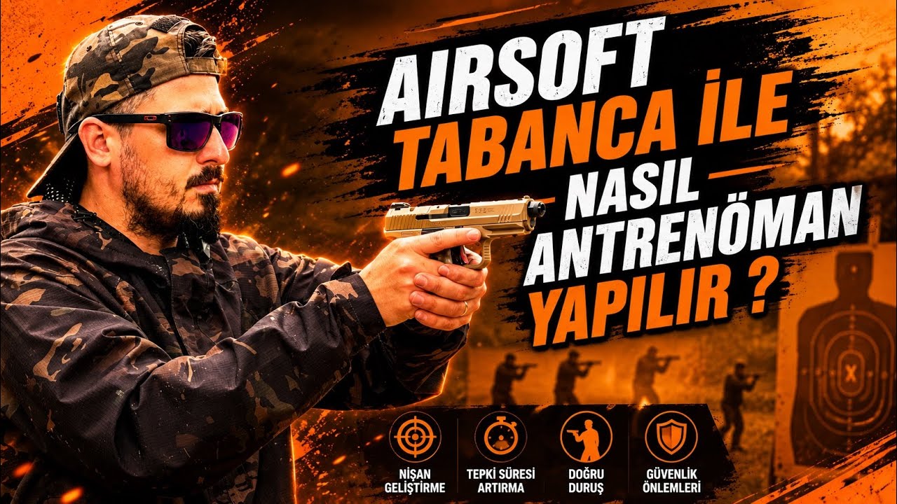 AIRSOFT TABANCA TEMEL EĞİTİMİ: Yeni Başlayanlar İçin Kavrama, Nişan ve Atış Teknikleri