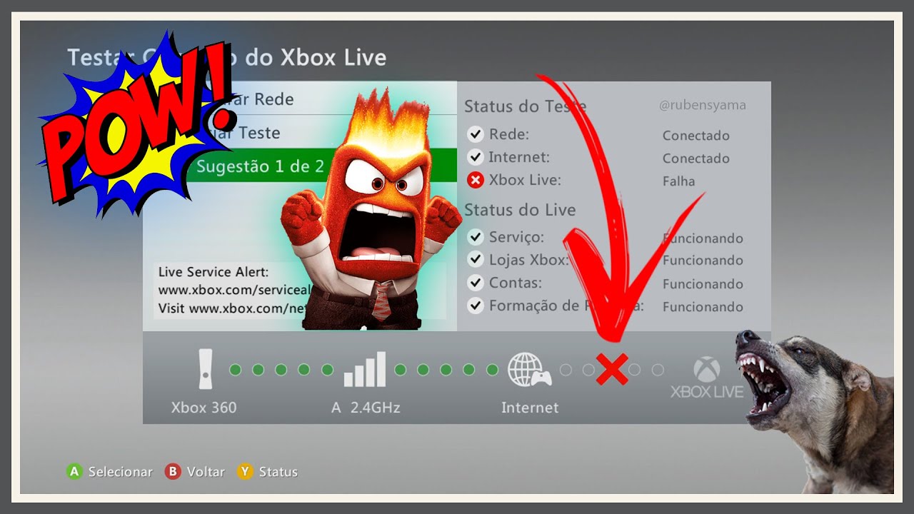 Xbox RGH não Entra na Live Erro X na ultima etapa