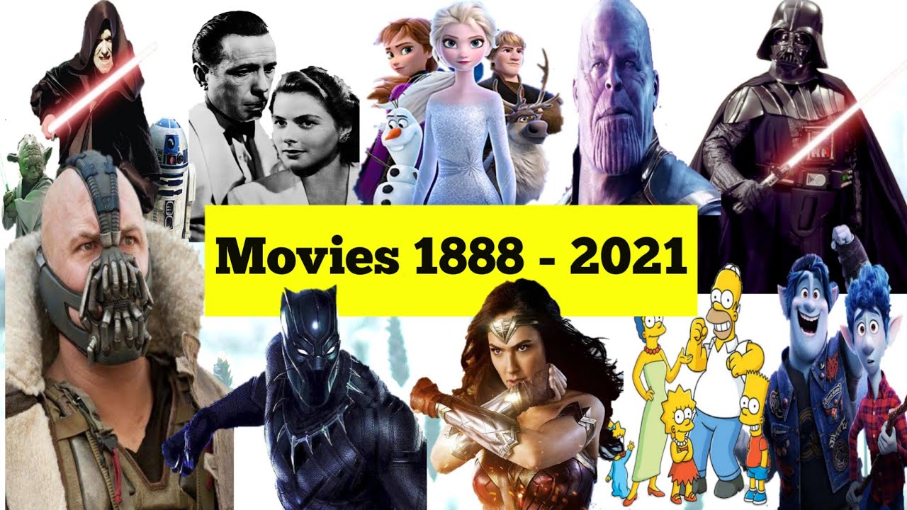 Evolution of Cinema 1888 - 2021| History of movies, Films Documentary
