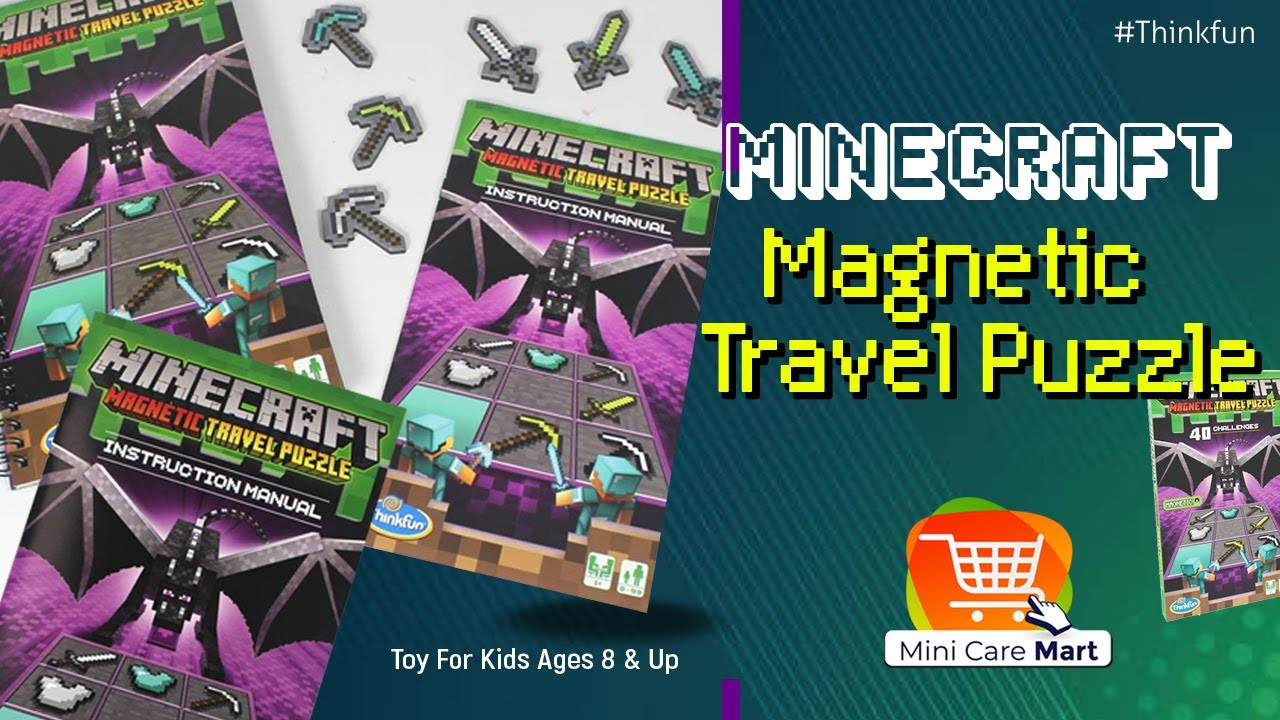 Minecraft Magnetic Travel Puzzle Logic Game
