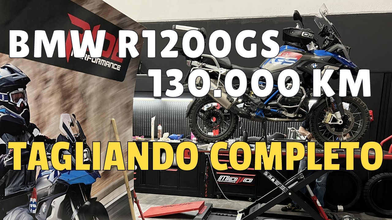 Facciamo il TAGLIANDO COMPLETO alla BMW R1200GS per i suoi 130.000km!