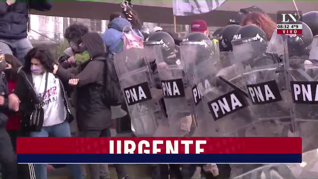 Puente Pueyrredón: corte e incidentes