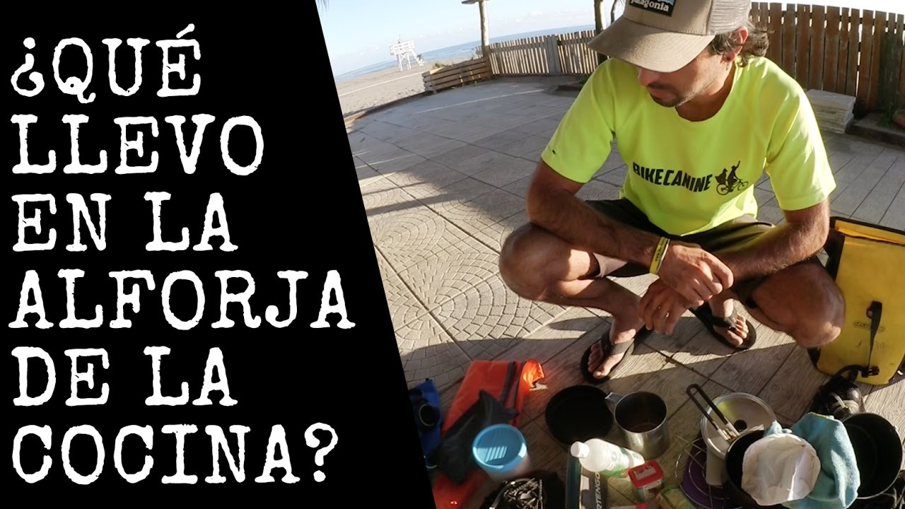 ¿QUÉ LLEVO EN LA ALFORJA DE LA COCINA? | Equipación y técnica de cicloturismo y viajes