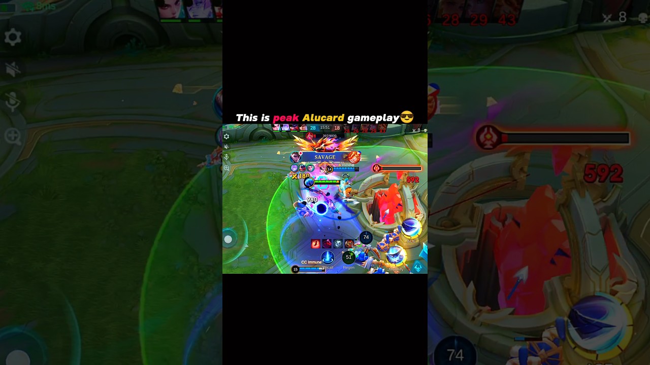 Alucard 1v5 Savage 😎 #mobilelegends #mlbb #shots
