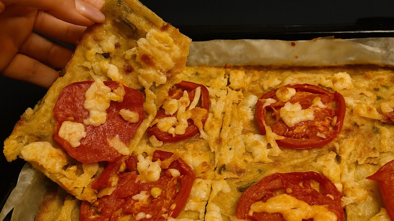 “Just grate two potatoes — better than pizza!  Easy, cheap, and irresistibly delicious.”