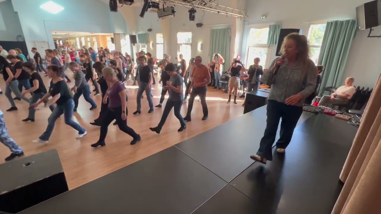 Devil's Call Line Dance Demonstration by Kate Sala