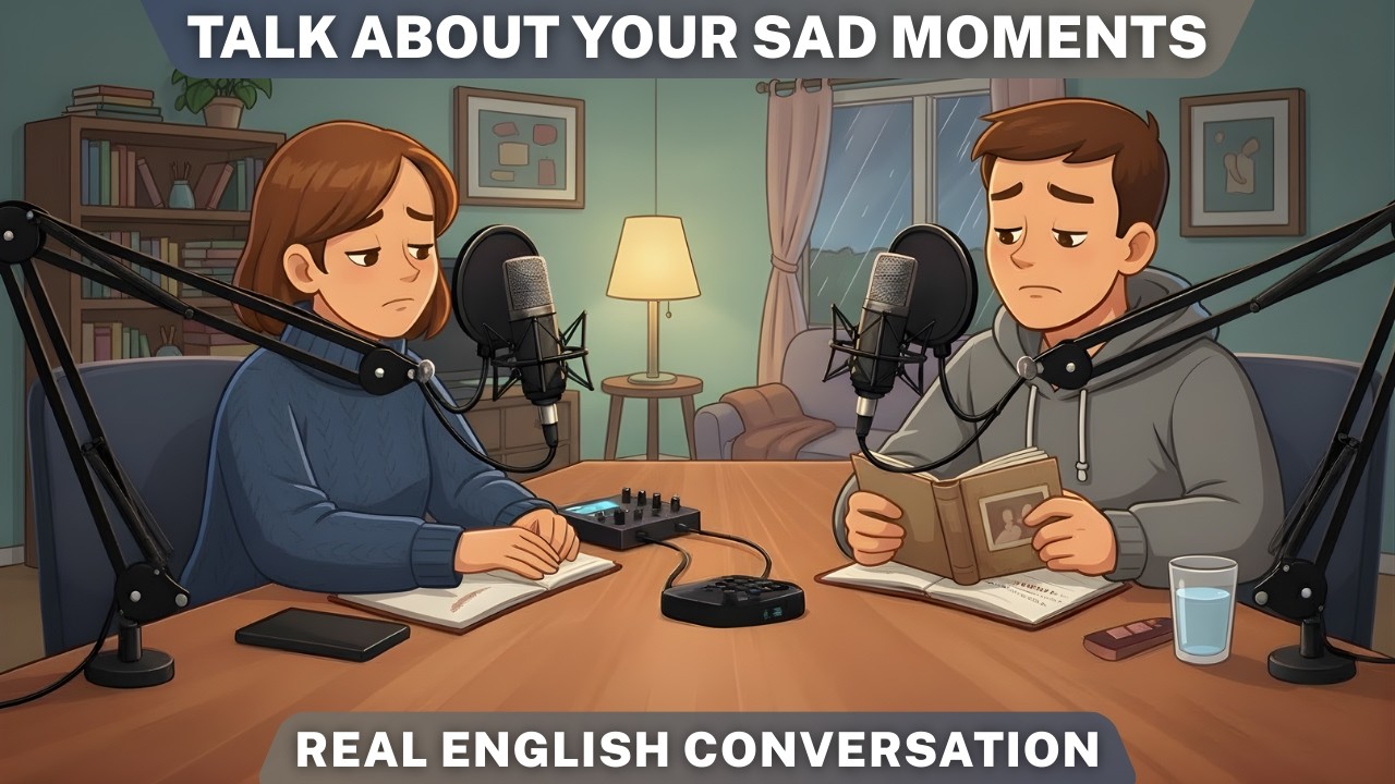 How to Talk About Sad Moments in English | 15 Sentences for Emotional Fluency