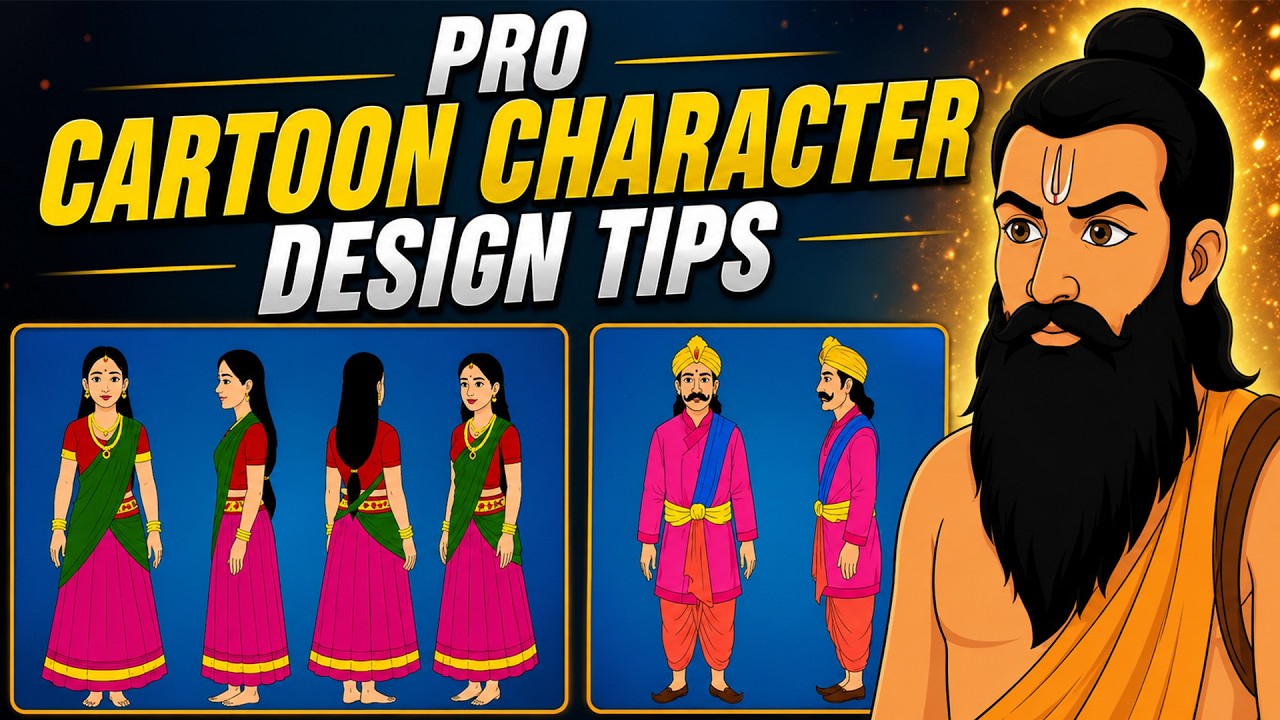 Professional Cartoon Character Kaise Banaye? आसान तरीका!