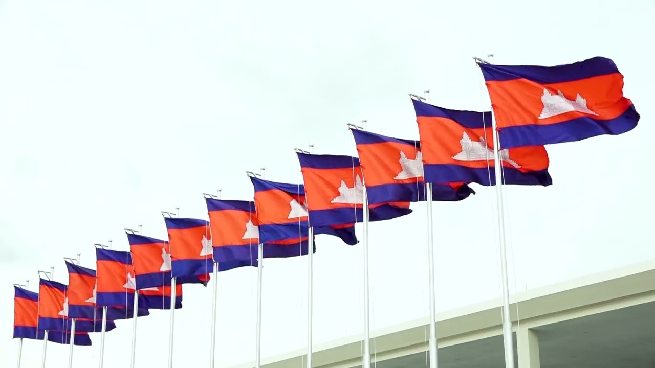 ទង់ជាតិខ្មែរ Cambodian Flag by Flag of Cambodia  ទង់ជាតិ