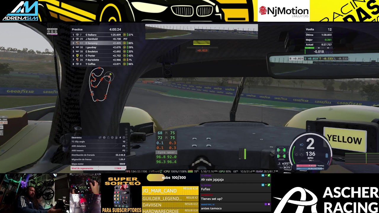 martes de simracing