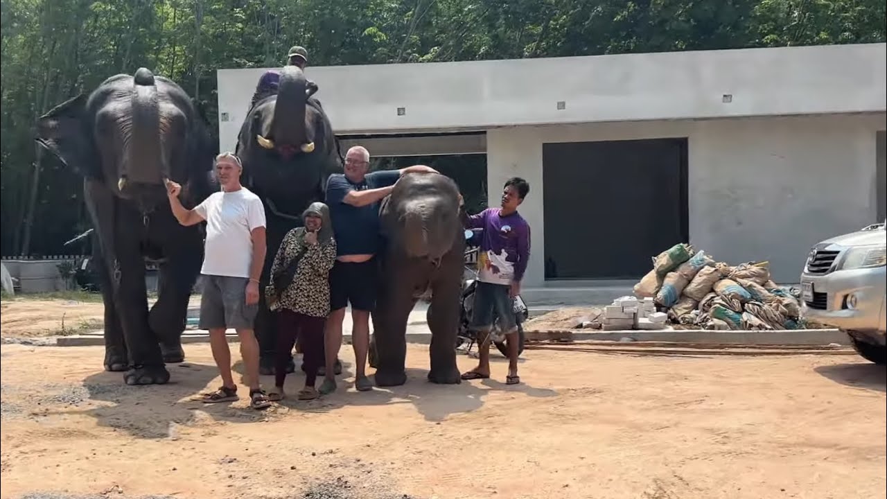 สามแม่ลูก  ไปเที่ยว บ้านลุงฝรั่ง