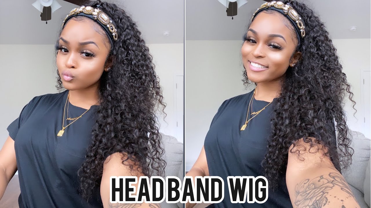 THROW ON AND GO BEST HEADBAND WIG Tutorial ft. Julia Hair|Ari J.