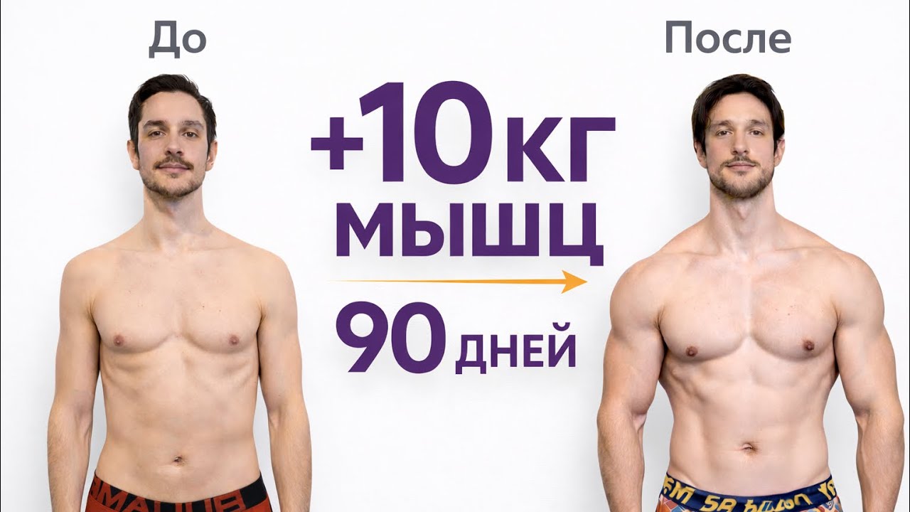 Из дрыща в атлеты! СЕКРЕТНАЯ система тренировок и питания на 90 дней