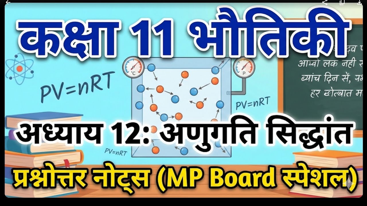: #Class11Physics #KineticTheory #MPBoard #PhysicsInHindi #SandeepKumarClasses#physics 